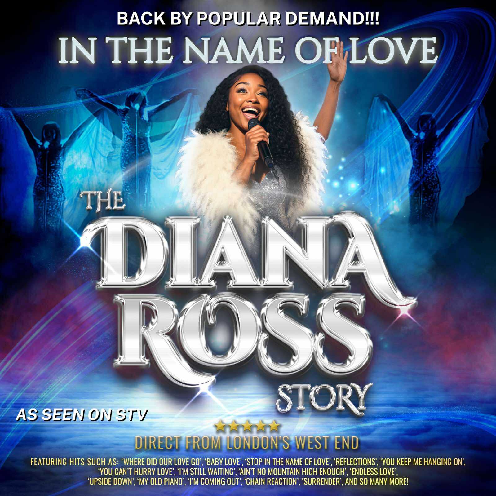 The Diana Ross Story Official Poster - Book Tickets for Scotland Tour 2025